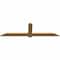Ekena Millwork Eugene Smooth Timber Gable Bracket, Western Red Cedar, 84"W x 24"H x 1 1/2"D x 5 1/2"F, 7/12 Pitch GBW084X24X0206EUG00SWR - alternate 5